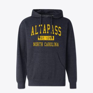 Altapass North Carolina Classic Established Cotton Hoodie Sweatshirt