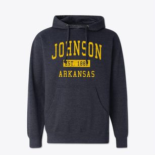 Johnson Arkansas Classic Established Cotton Hoodie Sweatshirt