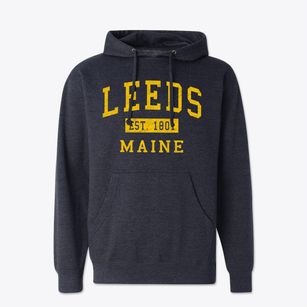 Leeds Maine Classic Established Cotton Hoodie Sweatshirt
