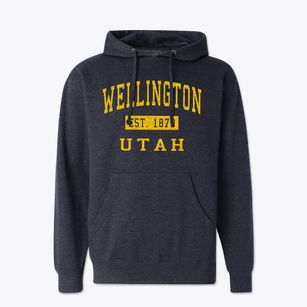 Wellington Utah Classic Established Cotton Hoodie Sweatshirt