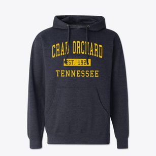 Crab Orchard Tennessee Classic Established Cotton Hoodie Sweatshirt