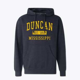 Duncan Mississippi Classic Established Cotton Hoodie Sweatshirt