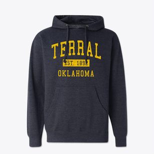 Terral Oklahoma Classic Established Cotton Hoodie Sweatshirt