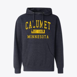 Calumet Minnesota Classic Established Cotton Hoodie Sweatshirt