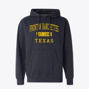 Fronton Ranchettes Texas Classic Established Cotton Hoodie Sweatshirt