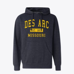 Des Arc Missouri Classic Established Cotton Hoodie Sweatshirt