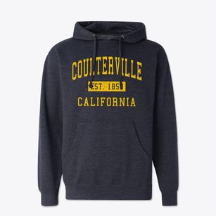 Coulterville California Classic Established Cotton Hoodie Sweatshirt