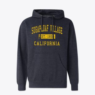Sugarloaf Village California Classic Established Cotton Hoodie Sweatshirt