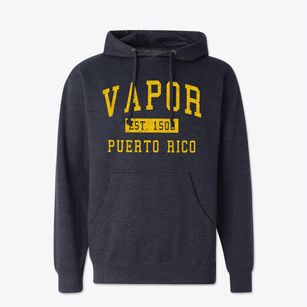 Vapor Puerto Rico Classic Established Cotton Hoodie Sweatshirt