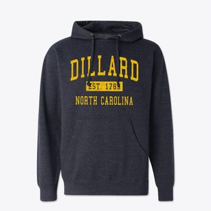 Dillard North Carolina Classic Established Cotton Hoodie Sweatshirt