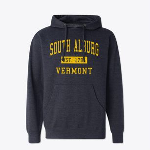 South Alburg Vermont Classic Established Cotton Hoodie Sweatshirt