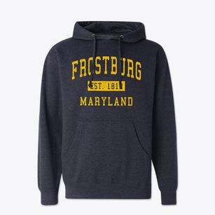 Frostburg Maryland Classic Established Cotton Hoodie Sweatshirt