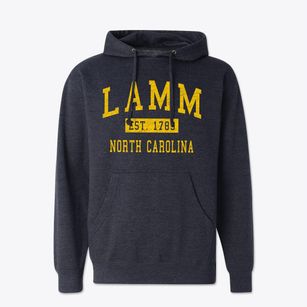 Lamm North Carolina Classic Established Cotton Hoodie Sweatshirt