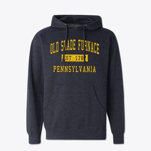 Old Shade Furnace Pennsylvania Classic Established Cotton Hoodie Sweatshirt
