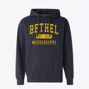 Bethel Mississippi Classic Established Cotton Hoodie Sweatshirt