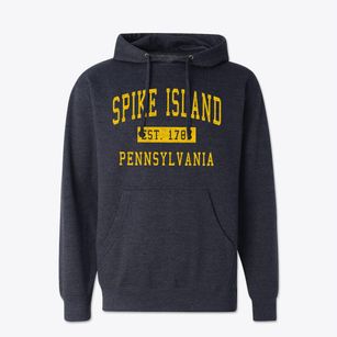 Spike Island Pennsylvania Classic Established Cotton Hoodie Sweatshirt