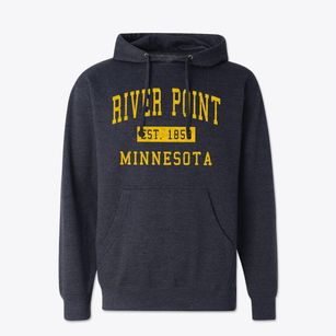 River Point Minnesota Classic Established Cotton Hoodie Sweatshirt