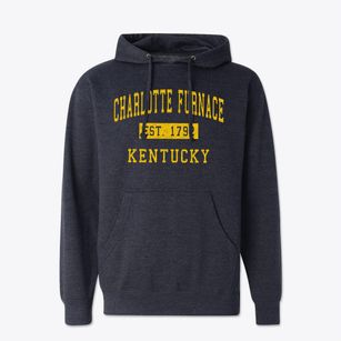Charlotte Furnace Kentucky Classic Established Cotton Hoodie Sweatshirt