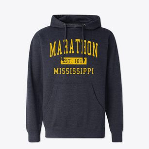 Marathon Mississippi Classic Established Cotton Hoodie Sweatshirt