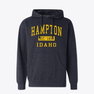 Hampton Idaho Classic Established Cotton Hoodie Sweatshirt