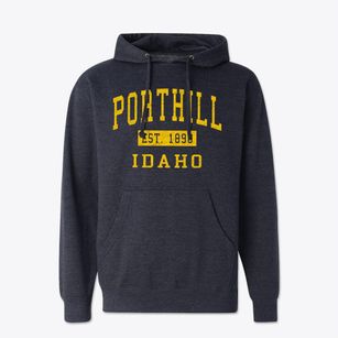 Porthill Idaho Classic Established Cotton Hoodie Sweatshirt