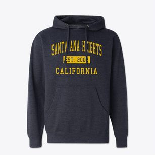 Santa Ana Heights California Classic Established Cotton Hoodie Sweatshirt