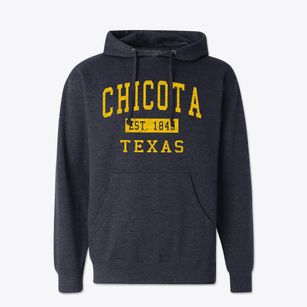 Chicota Texas Classic Established Cotton Hoodie Sweatshirt