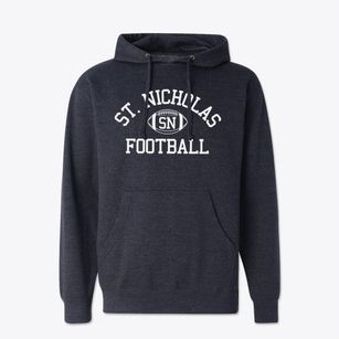 Saint Nicholas School Classic Football Cotton Hoodie Sweatshirt