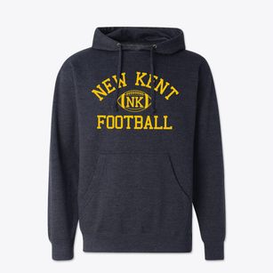 New Kent High School Classic Football Cotton Hoodie Sweatshirt