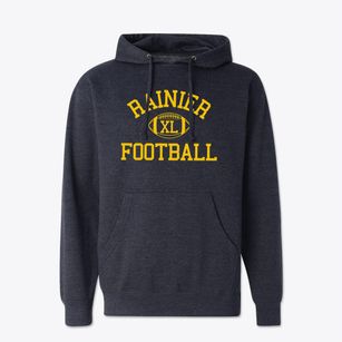 Rainier High School Classic Football Cotton Hoodie Sweatshirt