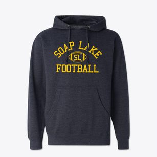 Soap Lake High School Classic Football Cotton Hoodie Sweatshirt