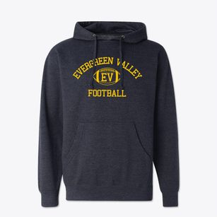 Evergreen Valley High School Classic Football Cotton Hoodie Sweatshirt