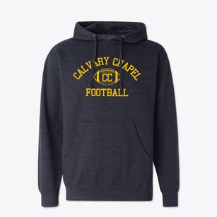 Calvary Chapel Christian School Classic Football Cotton Hoodie Sweatshirt