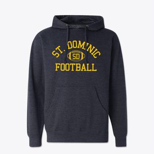 Saint Dominic School Classic Football Cotton Hoodie Sweatshirt