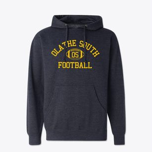 Olathe South High School Classic Football Cotton Hoodie Sweatshirt