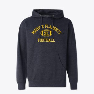 Mary E Flaherty School Classic Football Cotton Hoodie Sweatshirt