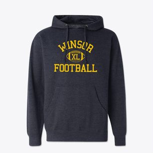 Winsor School Classic Football Cotton Hoodie Sweatshirt