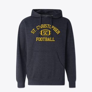 St. Christopher School Classic Football Cotton Hoodie Sweatshirt