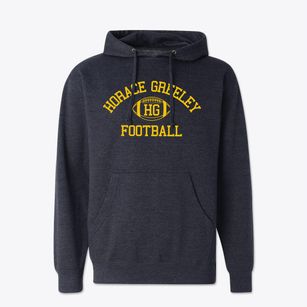 Horace Greeley High School Classic Football Cotton Hoodie Sweatshirt