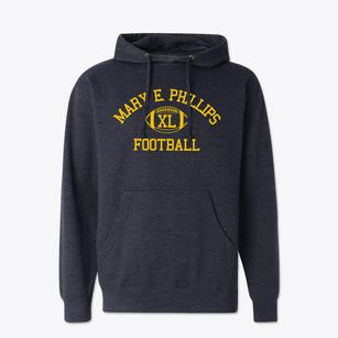Mary E. Phillips High School Classic Football Cotton Hoodie Sweatshirt