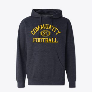 Community Christian School Classic Football Cotton Hoodie Sweatshirt