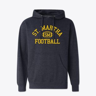 Saint Martha School Classic Football Cotton Hoodie Sweatshirt