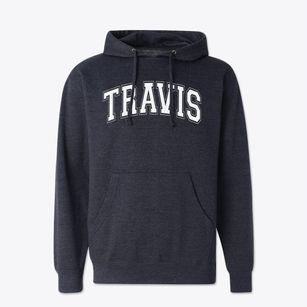 Travis Elementary School Varsity Arch Cotton Hoodie Sweatshirt