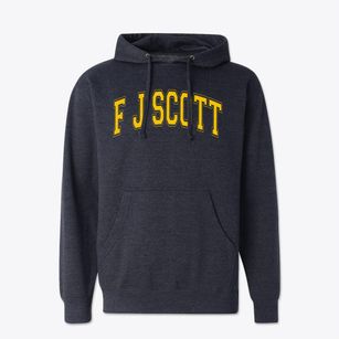 F J Scott Elementary School Varsity Arch Cotton Hoodie Sweatshirt