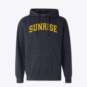 Sunrise Elementary School Varsity Arch Cotton Hoodie Sweatshirt