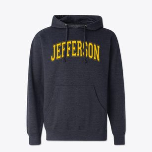 Jefferson Elementary School Varsity Arch Cotton Hoodie Sweatshirt