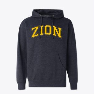 Zion Lutheran School Varsity Arch Cotton Hoodie Sweatshirt