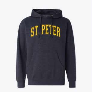 Saint Peter Lutheran School Varsity Arch Cotton Hoodie Sweatshirt