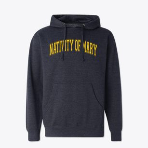 Nativity Of Mary School Varsity Arch Cotton Hoodie Sweatshirt