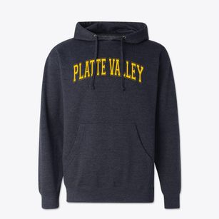 Platte Valley District 8 School Varsity Arch Cotton Hoodie Sweatshirt